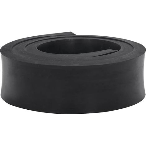 Rubber Edge for Snow Plow Black 180x10x2 cm vidaXL