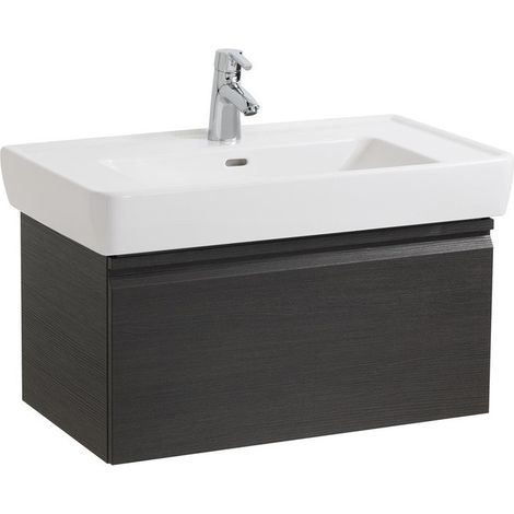 Meuble sous-vasque LAUFEN PRO A 770 x 390 x 450 mm, 1 tiroir intérieur blanc brillant LAUFEN