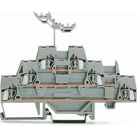Wago 280-549 Borne ressort traction tripleport 5mm 2,5mm≤ 20A
