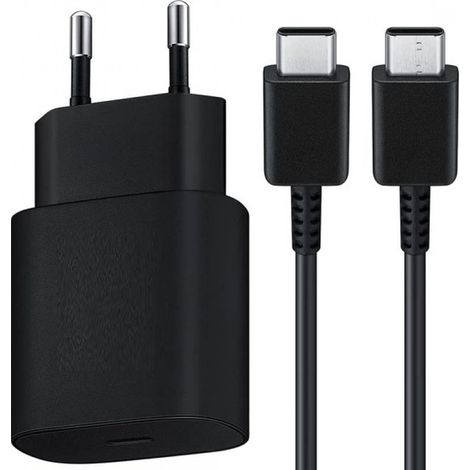 25-W-Schnellladegerät + USB-C-zu-USB-C-Kabel (1 Meter) – PPS-Ladegerät – Ultraschnelles Laden – USB-C-Adapter für Fold 3, 4, 5 und Flip 3, 4, 5 (1/5)