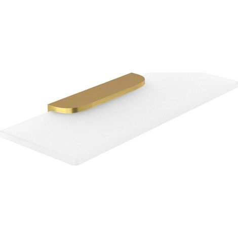 Nimco Nikau - Mensola, lunghezza 30 cm, vetro/oro spazzolato NKZ 30091B-30-Z (1/2)