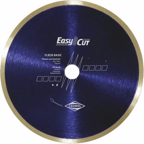 Disque à tronçonner diamanté Cedima Fliese Basic 250x25 4 mm