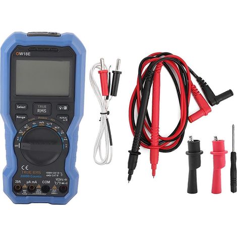 OW18E Digitalmultimeter Frequenz-, Widerstands- und Kapazitätstester AC/DC-Spannungs- und Amperemeter 19999 Zählwerte