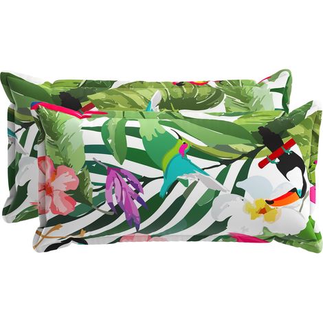 Cushion with Pillow HOUTEN 2 pcs Multicolour Polyester vidaXL (1/5)