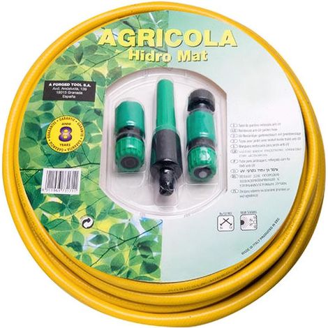 manguera jardin hidro mat ø 15 mm. - 5/8 rollo 15 metros con  accesorios (1/3)