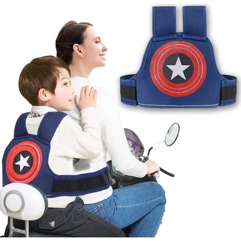 Adjustable Belt for Children Motorcycle High Strength Harness Safety Harness Baby Safety (1/5)