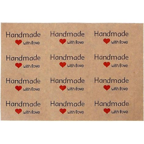 Étiquettes autocollantes « Love Paper Stickers » pour cadeaux de Noël, étiquettes de scellage à faire soi-même (1/4)