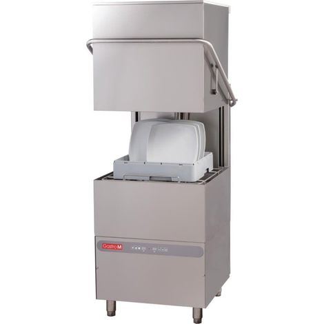Lave-vaisselle à capot Maestro 50x50 400V avec pompe de rinçage péristaltique et doseur détergent - 1510 bt 400V - Gastro M (1/2)