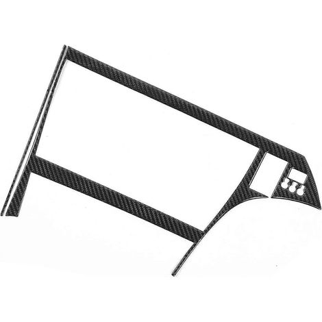 2 Stück Carbonfaser-GPS-Displayabdeckungen, passgenau für Prius 2012–2015 (Rechtslenker) (1/5)