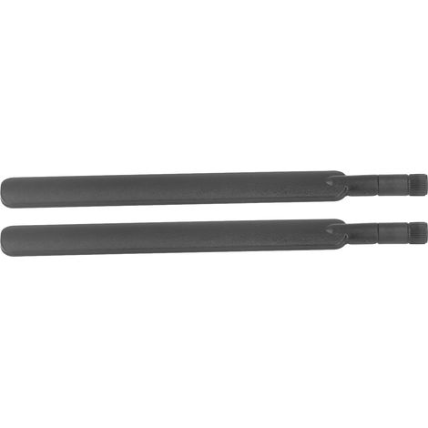Antenne omnidirectionnelle 4G LTE 2 pièces, gain élevé, transmission de données, SMA mâle pliable, bâton noir (1/5)