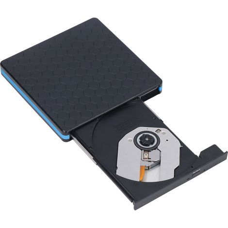 Conçu pour une utilisation légère et portable, ce lecteur DVD externe est compatible avec les systèmes Windows, Mac et Linux. Il s'agit d'un graveur de CD multifonctionnel permettant la lecture, l'écr (1/2)