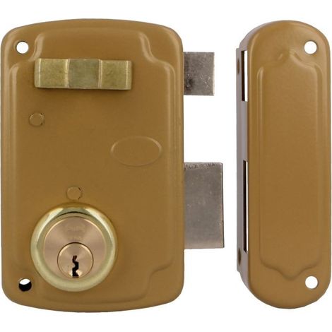 -CAHERSA- Cerradura AMIG 75U-70 Esmaltado Oro Derecha (1/2)