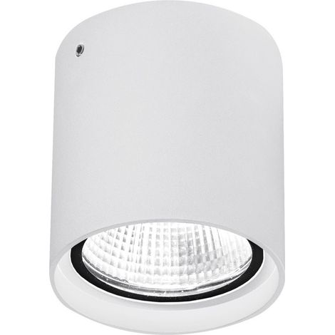 KUBA Downlight a Plafone Tondo Bianco 20W LED 3000K IP65 - Plafoniera da Esterno in Alluminio ad Alta Resistenza - Rossini Illuminazione