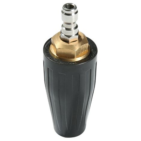CSPARKV 1 Stück rotierende Turbodüse 3000 PSI Hochdruck 1/4 Zoll Schnellanschluss-Sprühdüse Spiralwirbeldüse 030