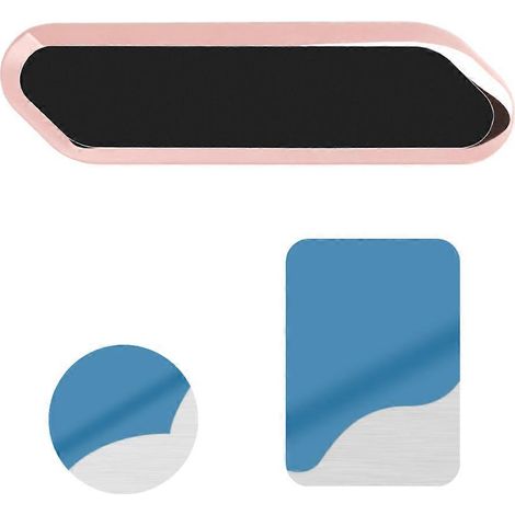 Support magnétique pour téléphone de voiture, tableau de bord, auto-adhésif, en alliage de zinc, n° 03 (1/5)