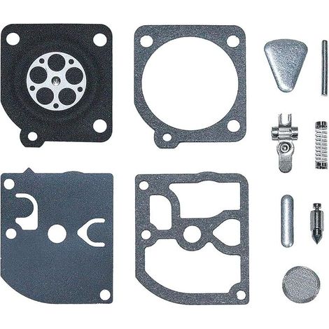 Membrane et Joints Kit pour Carburateur 021 023 025 FS300 FS350, Kit de Réparation Zama RB41 Pièces Accessoire Compatibles avec la Série Zama C1Q