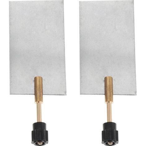 2 électrodes en zinc pour batterie DIY, eur à bornes de liaison pour appareil de démonstration d'électrolyse de l'eau en chimie lycée (1/5)