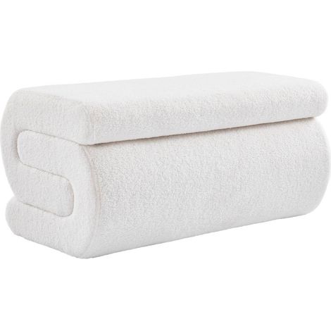 sweeek - Design Bank mit Bouclé-Bezug 1-2 Plätze