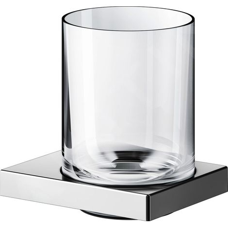 Support en verre ÉDITION 90 CARRÉ m Verre en cristal véritable, largeur 78 mm (1/2)