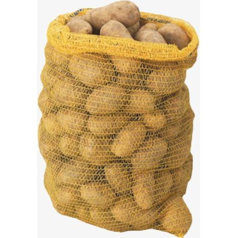 Direct Filet – Lot de 100 sacs filet coupé tricoté 15kg (30L) – Tirette de fermeture – Non traités pour stockage alimentaire – Résistance élevée