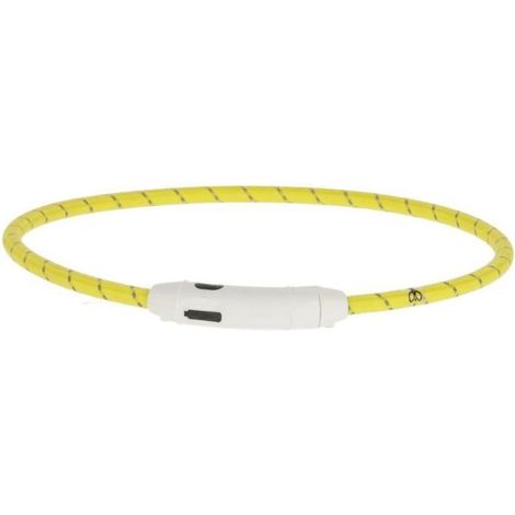 Collar LED - KERBL - Maxi Safe - Amarillo - 65 cm x 10 mm