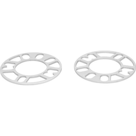 Entretoise de roue en alliage d'aluminium, 2 pièces, 3,1 pouces ID 5,9 pouces OD 0,2 pouces d'épaisseur pour goujon 4/5 (1/5)