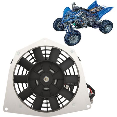 Ventilateur haute performance pour YAMAHA RAPTOR 700 700R 2006-2012 1S3-12405-00-00 (1/5)