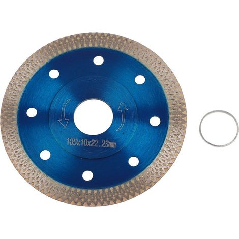 Lame diamant haute dureté pour céramique, coupe rapide et précise, disque circulaire diamanté 105x20mm/4.1x0.8in (1/5)