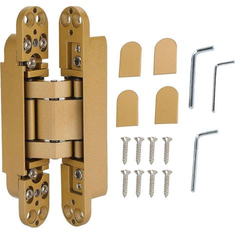 Verstellbare Türscharniere mit 180° Öffnungswinkel, 3D-Falttürscharnier mit Sechskantschrauben für Wo