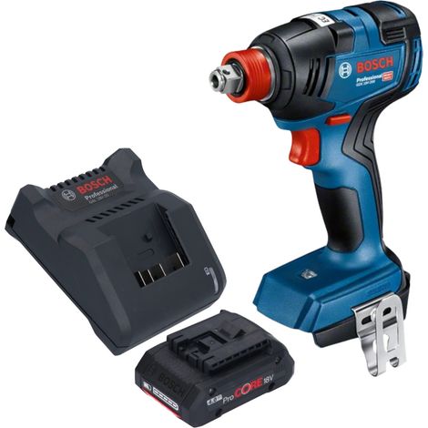 Bosch GDX 18V-200 Professional Akku Drehschlagschrauber 18 V 200 Nm Brushless + 1x ProCORE Akku 4,0 Ah + Ladegerät (1/3)