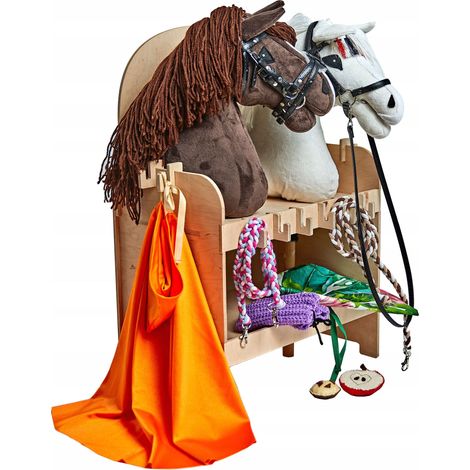 Establo para caballos de juguete - Súper nuevo - 2 boxes (1/5)