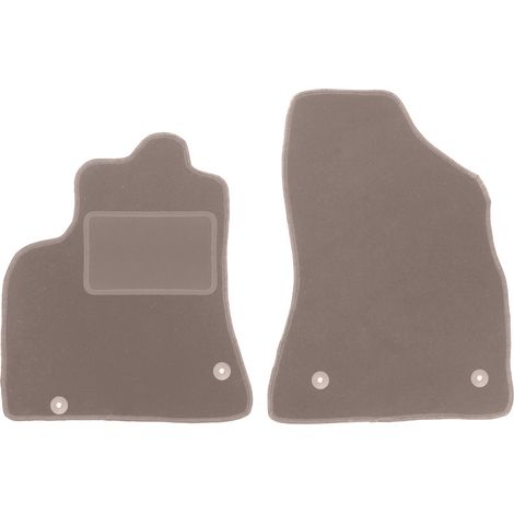 Tapis avant pour : Citroën Berlingo II Multispace (2008-2018) beige
