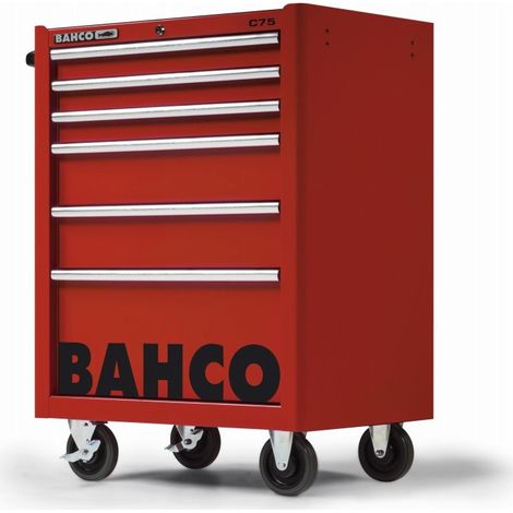CARRO CLASSIC 26 5 CAJONES ROJO - BAHCO