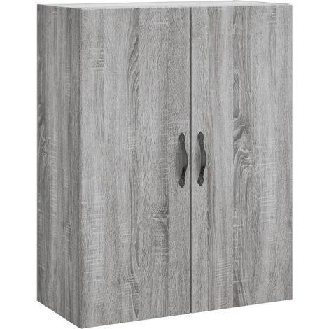 Maison Exclusive - Mobile a Parete Grigio Sonoma 69,5x34x90 cm Legno Multistrato