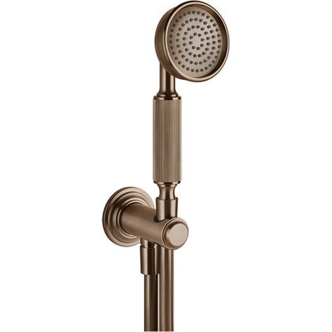 Conjunto de ducha Gessi Venti20 con codo de conexión mural, con