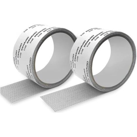 Glasfasergewebe-Klebeband, 2 Rollen – Premium-Klebeband zur Reparatur von Moskitonetzen und -gewebe (2 Rollen)