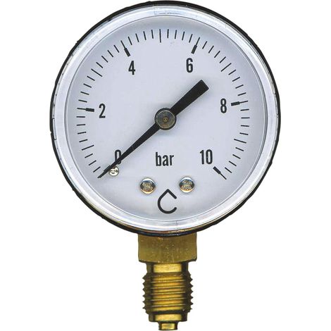 Manomètre radial 8 13 D50 10 bar 802 04