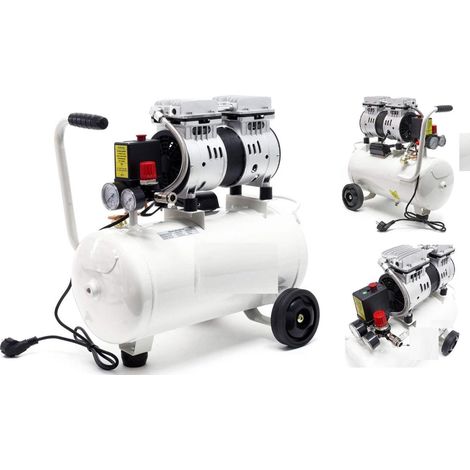 Compresseur d'air silencieux 24 L - 700W - 7 Bars