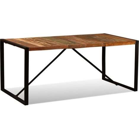 Tavolo da caffè/sala da pranzo di design legno massello di recupero 180 cm 0902184