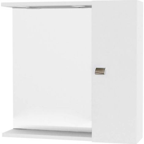 Savinidue Specchiera da Bagno con LED - Bianco - 58x57 cm (1/3)