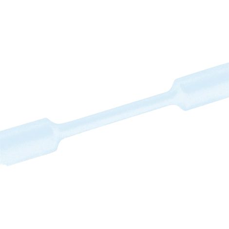 HellermannTyton 333-30603 Gaine thermorétractable sans colle transparent 6 mm 2 mm Taux de retreint:3:1 Marchandise vendue au mètre R031861