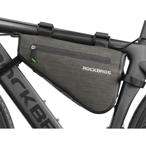 Rahmenmontierte Fahrradtasche 5l AS-017 - dunkelgrün (1/5)