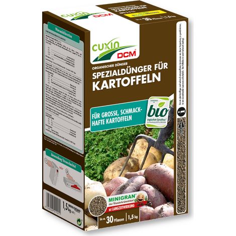 Cuxin Kartoffeldünger 1,5 kg Gemüsedünger Biodünger Beetdünger organisch
