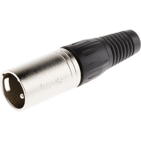 RS PRO-Connecteur XLR Mâle Droit 3 voies Montage sur câble ( Prix pour 1 )