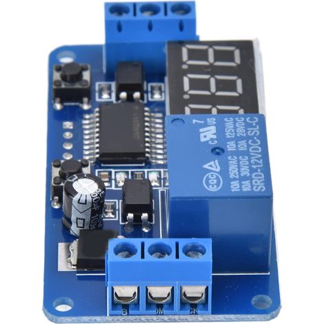 Contrôleur de temps Aramox 12 V, module relais temporisé pour (1/5)