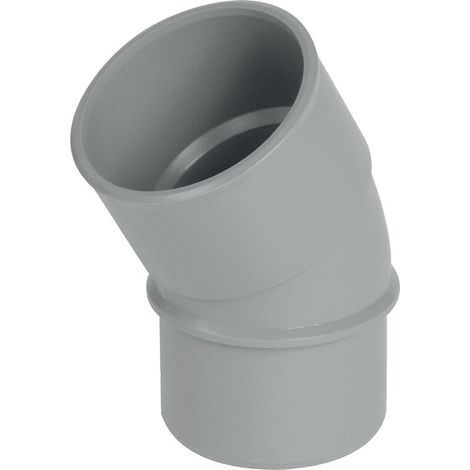 NICOLL Coude 30° PVC évacuation  Mâle Femelle Ø50 (1/6)