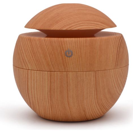130-ml-Luftbefeuchter, Ultraschall-USB-Luftdiffusor, Aromatherapiegerät für ätherische Öle mit siebenfarbigem Licht für Zuhause, Schlafzimmer oder Büro.