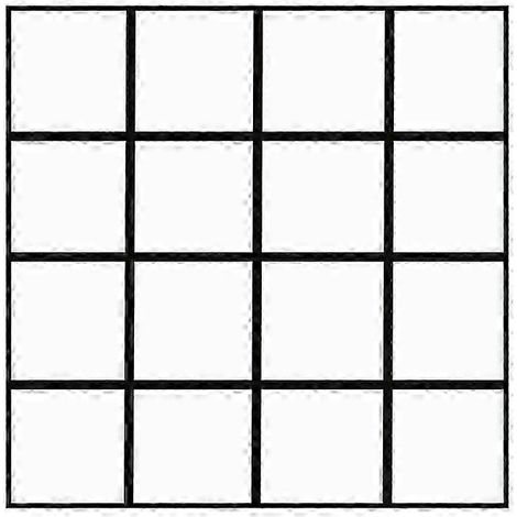 Lot de 10 stickers muraux autocollants quadrillés noirs et blancs résistants aux graisses pour cuisine (PXCL). (1/5)