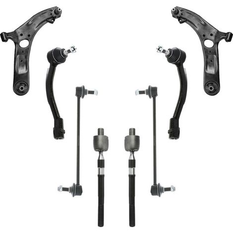 KIT BRACCIO OSCILLANTE 8 PEZZI COMPATIBILE CON HYUNDAI ACCENT IV Tre volumi (RB) 1.6 CR / Kit Sospensione Completo OE/OEM / Bracci Oscillanti + Testine Sterzo / Sostituzione Diretta OEM