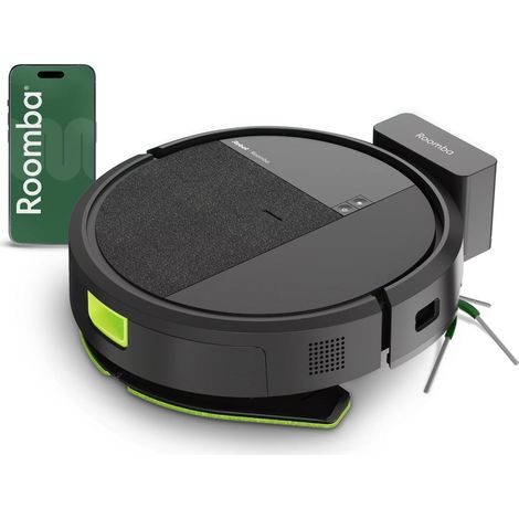 Robot Aspirateur Laveur 2en1 - Puissance d'Aspiration de 15KPa - Brosse latérale étendue - Lingette de Lavage déportée - Navigation LiDAR - Noir (1/5)